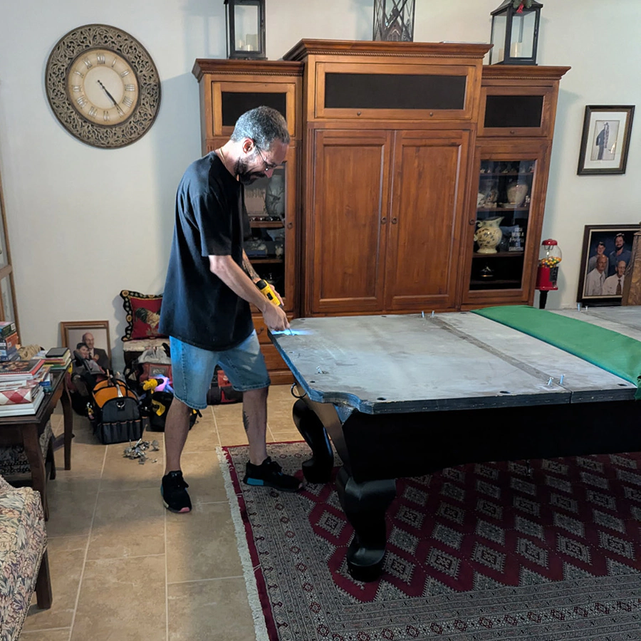 pool table installation